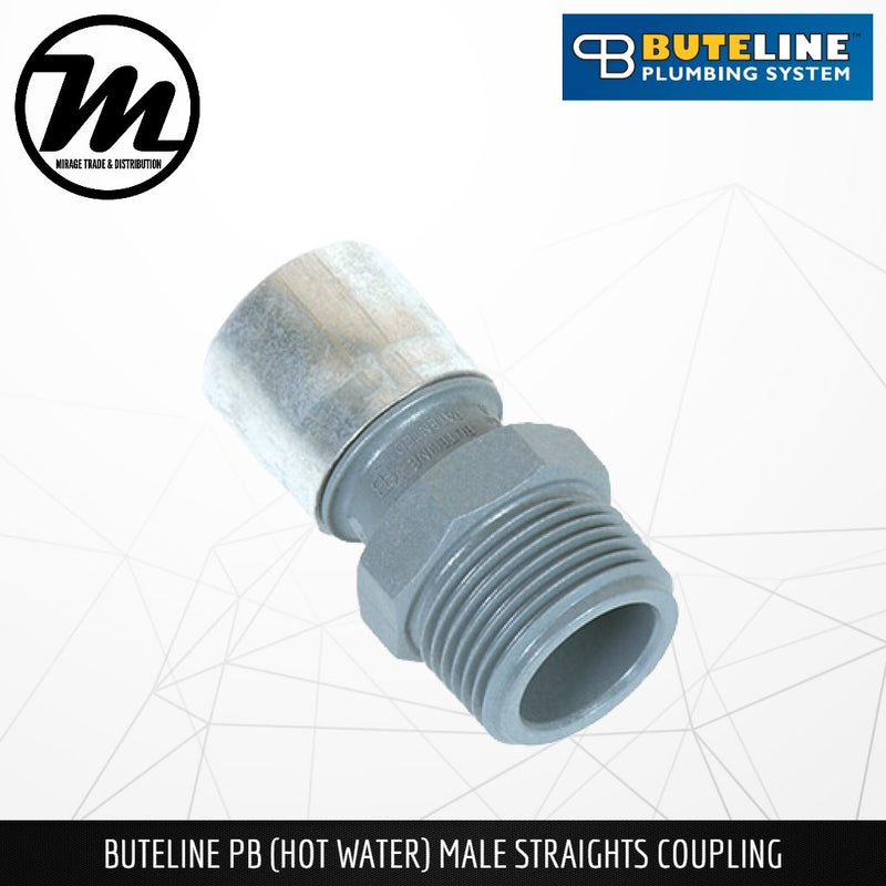 BUTELINE PB Hot Water Straight Males / Male Socket (Equal & Reducing) - Mirage Trade & Distribution