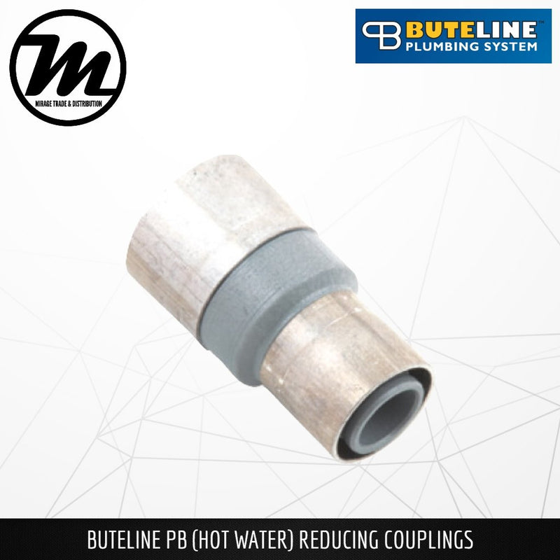 BUTELINE PB Hot Water Straight Inline Coupling / Socket (Equal & Reducing) - Mirage Trade & Distribution