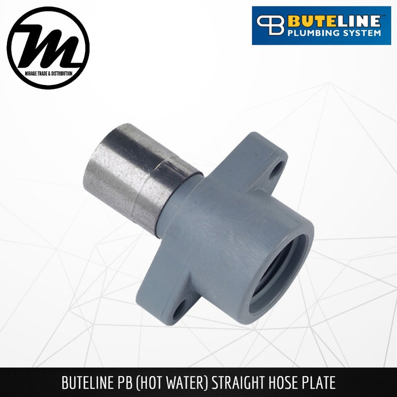 BUTELINE PB Hot Water Pipe Straight Hose Plate - Mirage Trade & Distribution