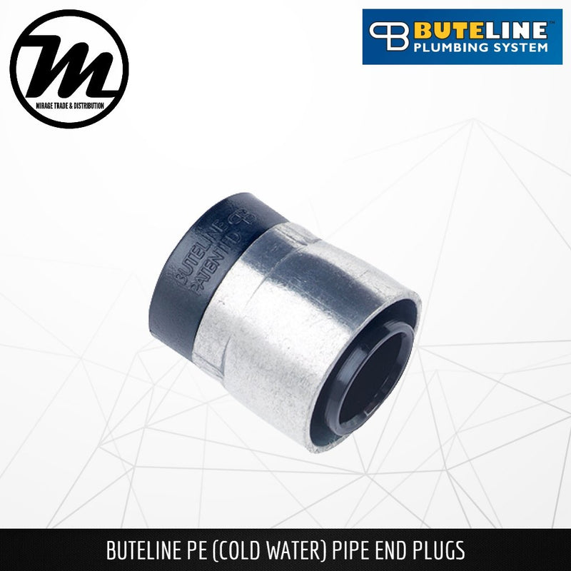 BUTELINE PE Cold Water Pipe End Plug - Mirage Trade & Distribution
