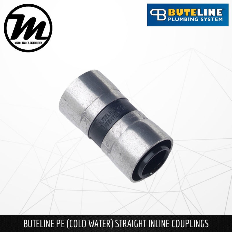 BUTELINE PE Cold Water Straight Inline Coupling / Socket (Equal & Reducing) - Mirage Trade & Distribution