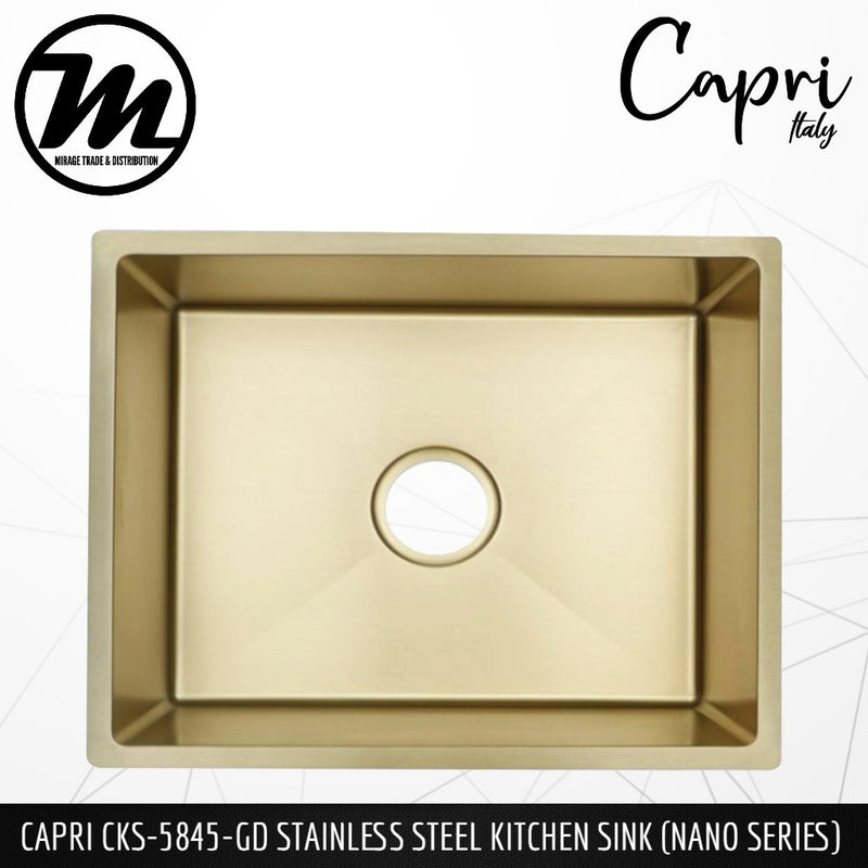 CAPRI Stainless Steel SUS304 NANO Kitchen Sink CKS-5845 - Mirage Trade & Distribution