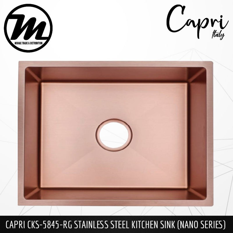 CAPRI Stainless Steel SUS304 NANO Kitchen Sink CKS-5845 - Mirage Trade & Distribution