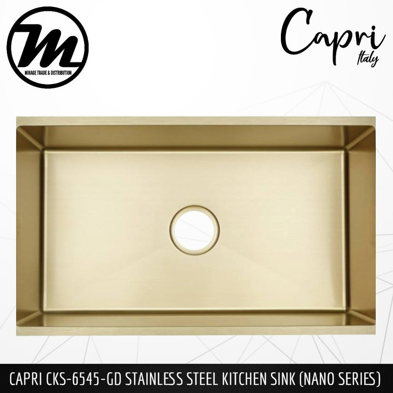 CAPRI Stainless Steel SUS304 NANO Kitchen Sink CKS-6545 - Mirage Trade & Distribution