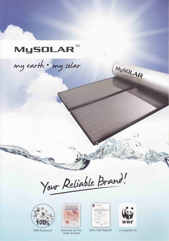 MYSOLAR Series 3 MY-60 Solar Water Heater System - Mirage Trade & Distribution