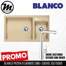 [PROMOTION] BLANCO Silgranit Kitchen Granite Sink Metra 9 LP (with GROHE Kitchen Mixer) Made in Germany - Mirage Trade & Distribution