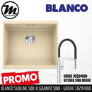 [PROMOTION] BLANCO Subline 500-U Silgranit™ PuraDur™ Kitchen Granite Sink With InFino™ Waste(with GROHE Kitchen Mixer) - Mirage Trade & Distribution