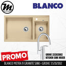 [PROMOTION] BLANCO Silgranit Kitchen Granite Sink Metra 9 LP (with GROHE Kitchen Mixer) Made in Germany - Mirage Trade & Distribution