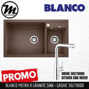 [PROMOTION] BLANCO Silgranit Kitchen Granite Sink Metra 9 LP (with GROHE Kitchen Mixer) Made in Germany - Mirage Trade & Distribution