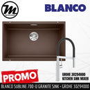 [PROMOTION] BLANCO Subline 700-U Silgranit™ PuraDur™ Kitchen Granite Sink With InFino™ Waste(with GROHE Kitchen Mixer) - Mirage Trade & Distribution