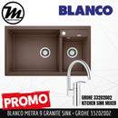 [PROMOTION] BLANCO Silgranit Kitchen Granite Sink Metra 9 LP (with GROHE Kitchen Mixer) Made in Germany - Mirage Trade & Distribution
