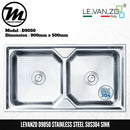LEVANZO Stainless Steel SUS304 Kitchen Sink D9050 - Mirage Trade & Distribution