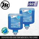 [ DEB ] Azure Foam Hand Soap Refill Pack 1L Bundle - Mirage Trade & Distribution