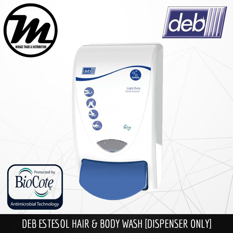 [ DEB ] Estosol Hair & Body Shampoo Dispenser 1L - Mirage Trade & Distribution