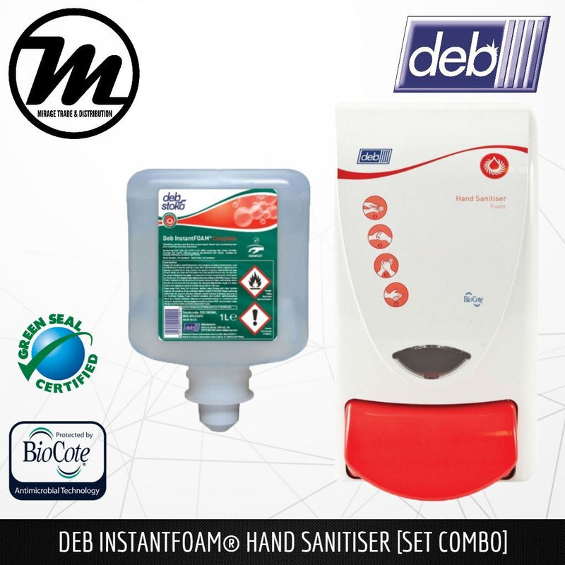 [PROMOTION] DEB Hand Sanitizer Foam Refill Pack 1L with Free Dispenser - Mirage Trade & Distribution