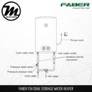 FABER FSH Dual D50 VH Storage Water Heater - Mirage Trade & Distribution