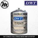 [SUS304] DWT Stainless Steel Storage Water Tank ( Without Stand Flat Bottom ) - Mirage Trade & Distribution