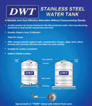 [SUS304] DWT Stainless Steel Storage Water Tank ( Without Stand Flat Bottom ) - Mirage Trade & Distribution
