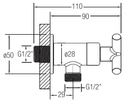 JOHNSON SUISSE Asti-N Angle Valve WBFA301412CP - Mirage Trade & Distribution