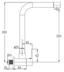 JOHNSON SUISSE Ferla Wall Sink Tap WBFA300777CP - Mirage Trade & Distribution