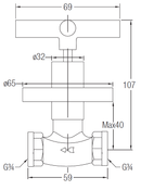 JOHNSON SUISSE Asti-N Stop Valve WBFA300672CP - Mirage Trade & Distribution