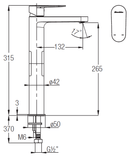 JOHNSON SUISSE Ferla-N Raised Basin Mixer WBFA301342XX - Mirage Trade & Distribution