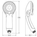 JOHNSON SUISSE Hand Shower WBFA300721CP - Mirage Trade & Distribution