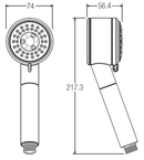 JOHNSON SUISSE Hand Shower WBFA300722CP - Mirage Trade & Distribution