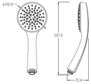 JOHNSON SUISSE Hand Shower WBFA300723CP - Mirage Trade & Distribution