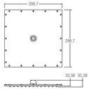 JOHNSON SUISSE Pacific II Rain Shower WBFA300705CP - Mirage Trade & Distribution