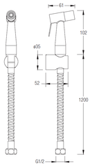 JOHNSON SUISSE Hand Bidet WBFA300943CP - Mirage Trade & Distribution