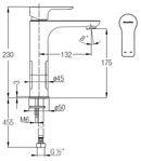 JOHNSON SUISSE Trento Pillar Basin Mixer WBFA301344CP - Mirage Trade & Distribution