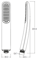 JOHNSON SUISSE Hand Shower WBFA301076CP - Mirage Trade & Distribution