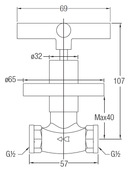JOHNSON SUISSE Asti-N Stop Valve WBFA300605CP - Mirage Trade & Distribution