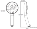 JOHNSON SUISSE Hand Shower WBFA301074CP - Mirage Trade & Distribution