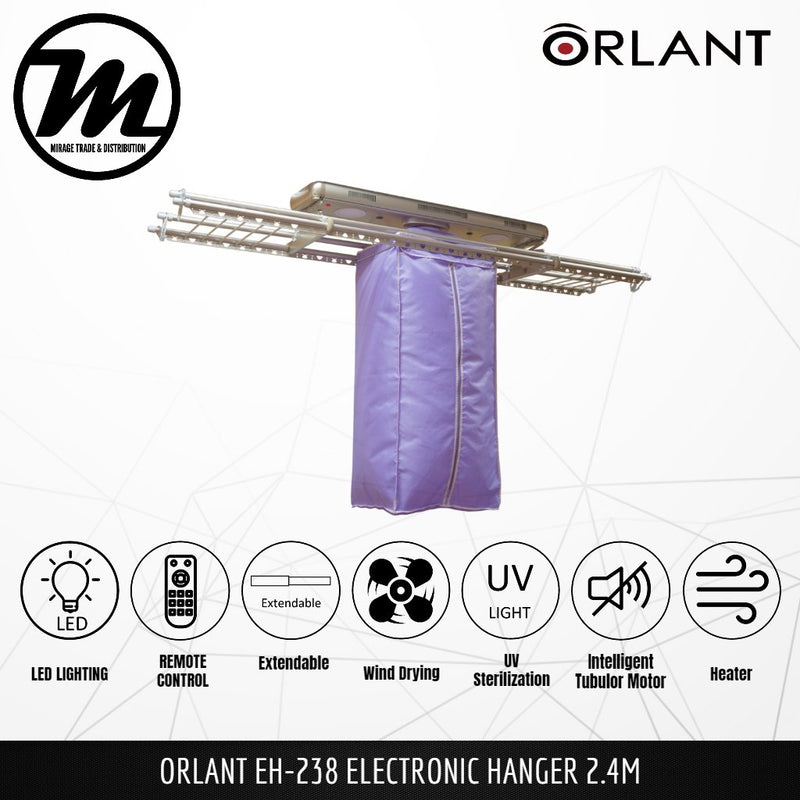 ORLANT EH-238A Electronic Hanger 2.4m Fully Aluminium - Mirage Trade & Distribution