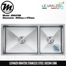 LEVANZO Signature 7 Stainless Steel SUS304 Kitchen Sink H9047SB - Mirage Trade & Distribution