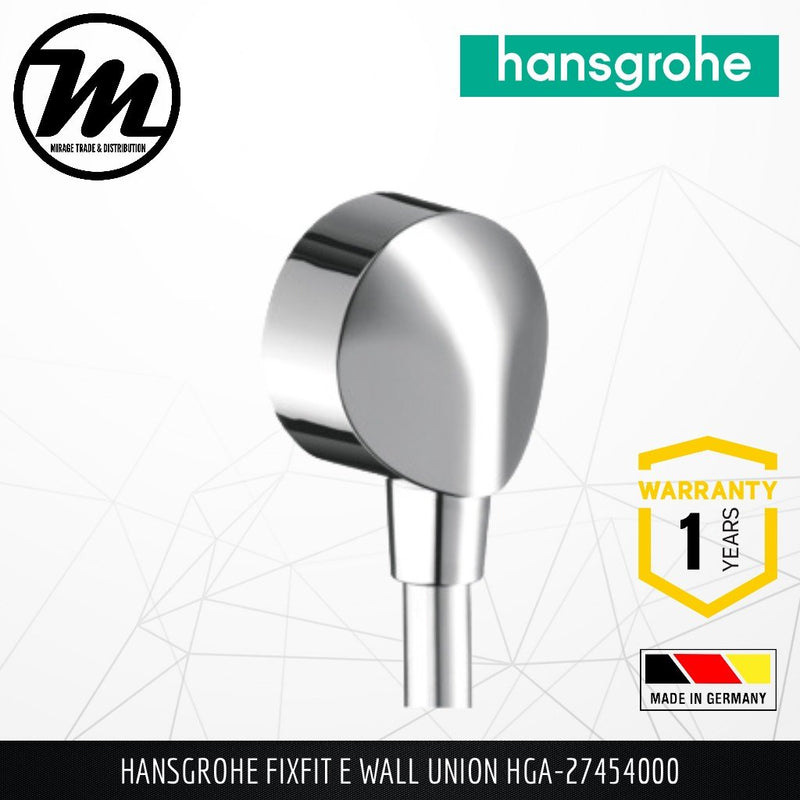 HANSGROHE Fixfit E Wall Union HGA-27454000 - Mirage Trade & Distribution