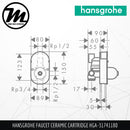 HANSGROHE Faucet Ceramic Cartridge HGA-31741180 - Mirage Trade & Distribution