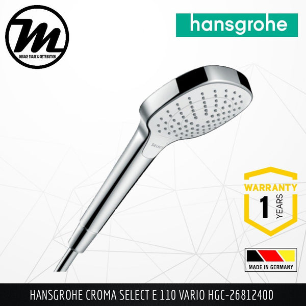 バス・洗面所用品 hansgrohe Croma Select S Vario 26802400 hansgrohe Hand showers: Croma Select S, 3 spray modes, Item