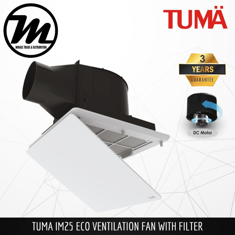 TUMA IM25 Eco Ventilation Fan - Mirage Trade & Distribution