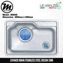 LEVANZO Stainless Steel SUS304 Kitchen Sink K6846 - Mirage Trade & Distribution
