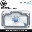 LEVANZO Stainless Steel SUS304 Kitchen Sink K7548 - Mirage Trade & Distribution