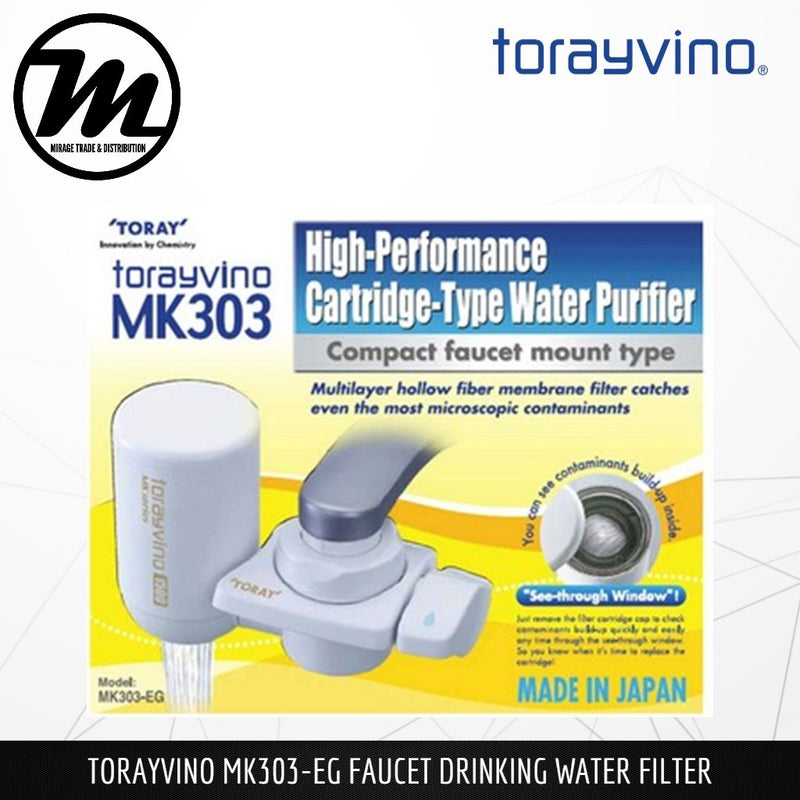 TORAYVINO Japan Faucet Water Filter MK303-EG Household Water Purifiers - Mirage Trade & Distribution