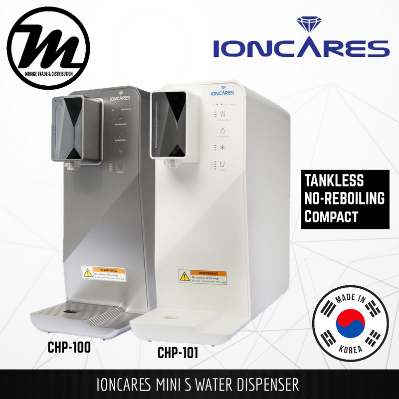 IONCARES Mini S No Reboiling Healthy Drinking Water Dispenser Water Filtration System - Mirage Trade & Distribution