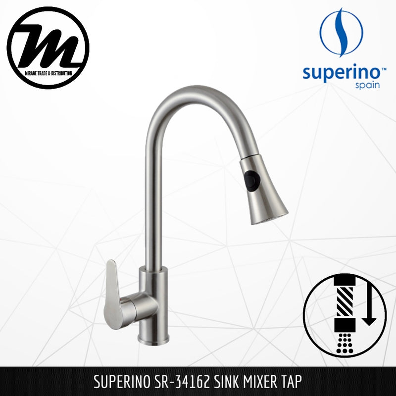 SUPERINO Pillar Mixer Sink Tap SR34162 - Mirage Trade & Distribution