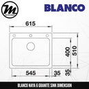BLANCO Naya 6 Silgranit™ PuraDur™ Granite Sink - Mirage Trade & Distribution