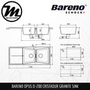SCHOCK Granite Sink Cristadur Opus D-200 - Mirage Trade & Distribution