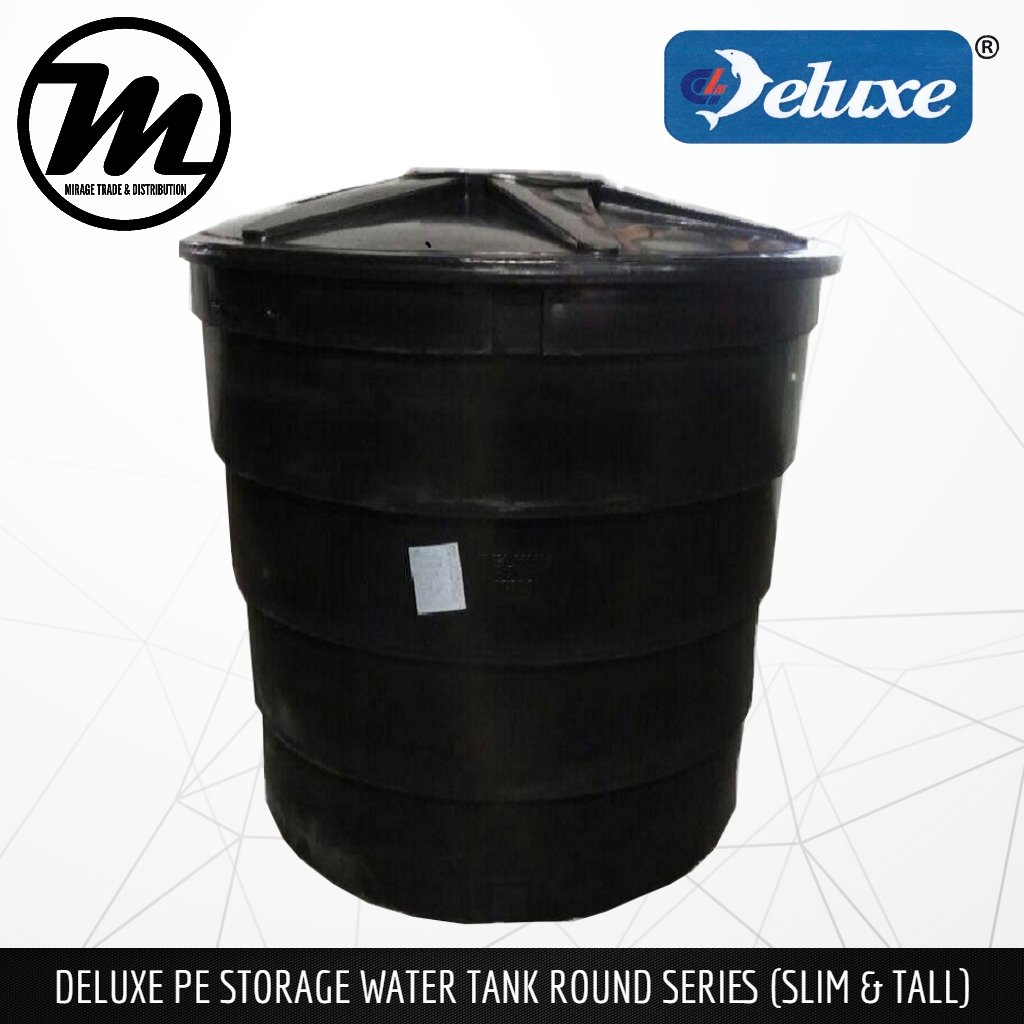 DELUXE PE Storage Water Tank Round Series (Slim & Tall)