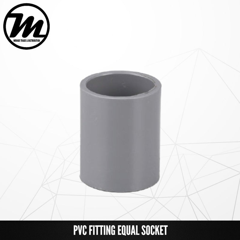 PVC Cold Water Equal Socket - Mirage Trade & Distribution